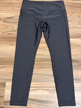 Athleta Elation Ultra High Rise Tight Shimmer Gray Yoga Pants Women's XL